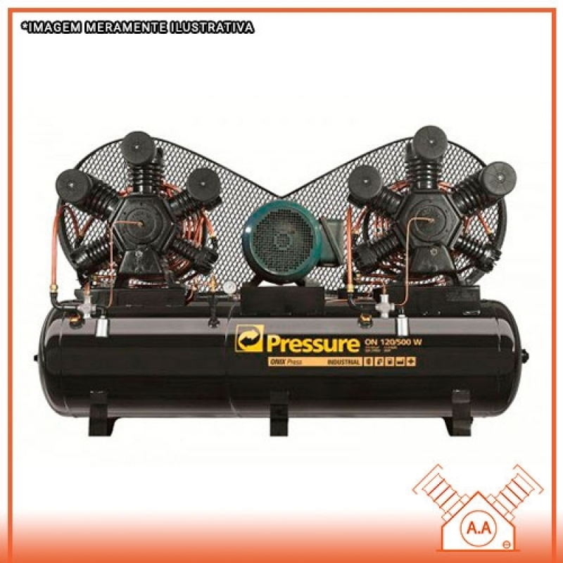 Compressor de Ar Industrial Comprar Iguape - Compressor Industrial Gigante