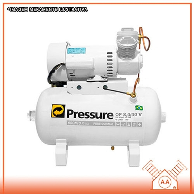 Compressor Odontológico 1hp Preço Ubatuba - Compressor Odontológico Silencioso